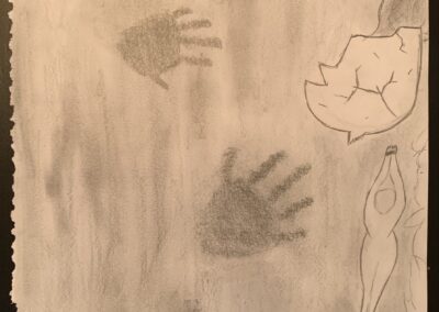 Colliding Line Fan Art - Hands